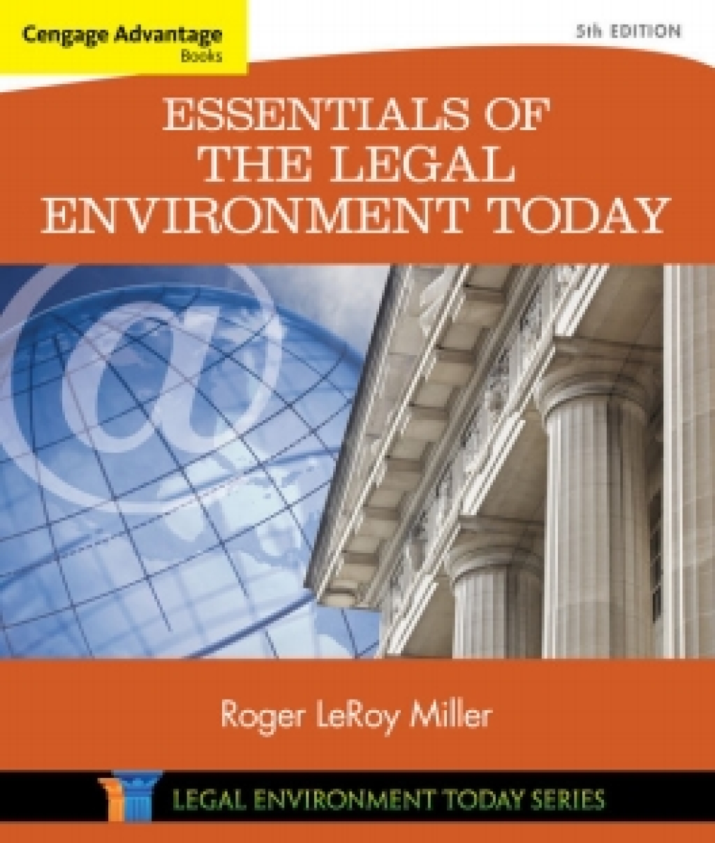 MindTap Business Law for Miller's Advantage Book: Essentials of the Legal Environment Today, 5th Edition, [Instant Access], 1 term (6 months) 5th Edition â€“ PDF/EPUB Version Downloadable